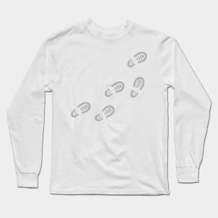 Shoe prints, Footprints Long Sleeve T-Shirt